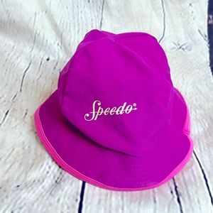 Speedo Baby Purple Pink UV50+ Block The Sun Hat Excellent Condition Size S/M